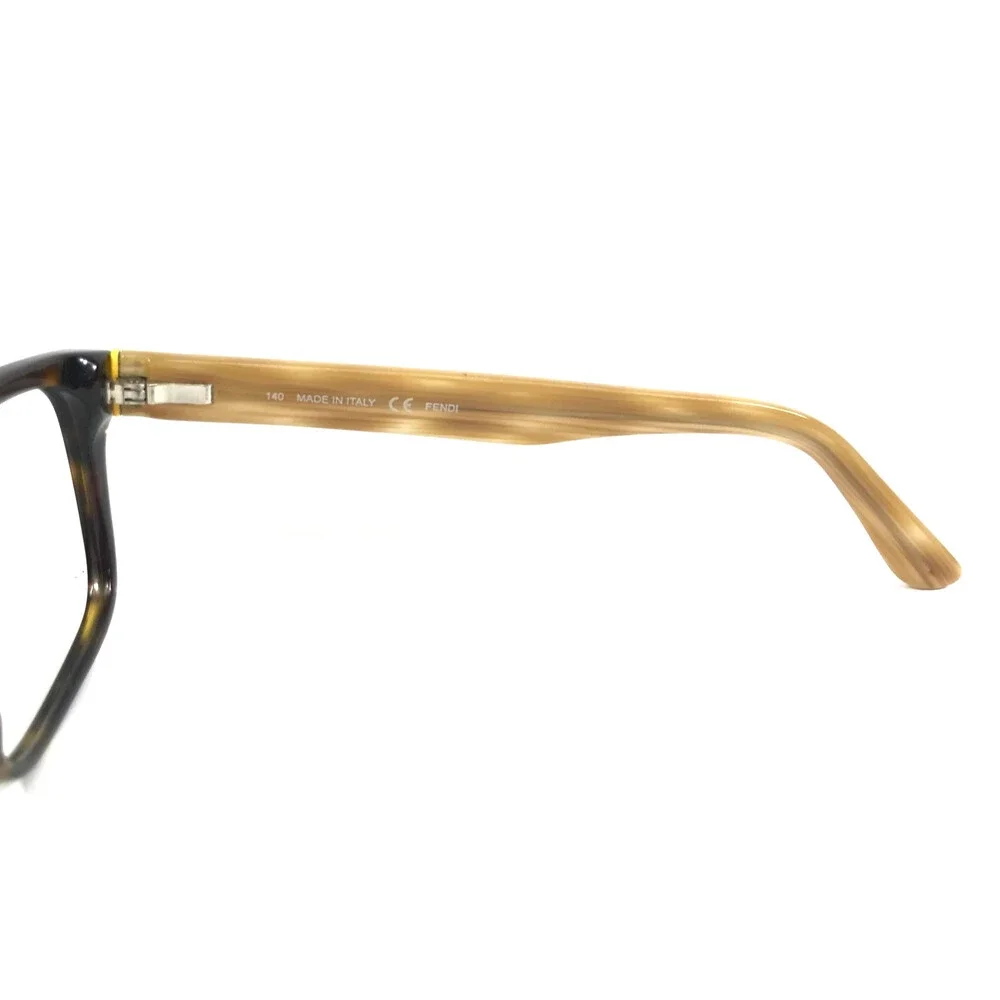 Fendi Eyeglasses Frames F1026 215 Tortoise Brown Rectangle Full Rim 53-16-140
